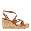Jimmy Choo Ayla 85 Wedge Heel Espadrille Sandals