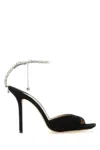 Jimmy Choo Saeda 100 Suede Leather Sand