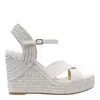 Jimmy Choo Women Dellena Wedge Sandals In Gray