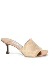 Jimmy Choo Alexia 70 Woven Lurex Mules