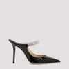 Jimmy Choo Women Bing 100 Crystals Patent Leather Mules