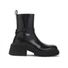 Jimmy Choo Soft Box Calf Conny Flat Boots Women In Black