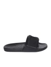 Jimmy Choo Slides With Logo In Black