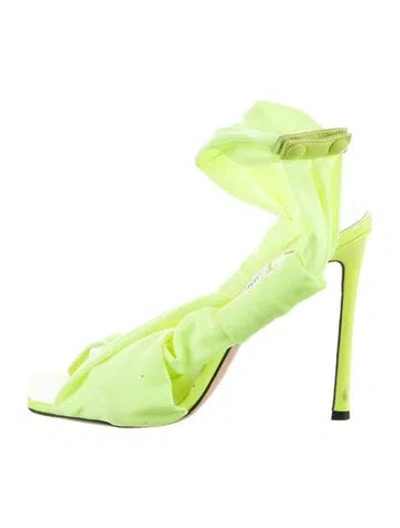 Pre-owned Jimmy Choo Sandals In Green