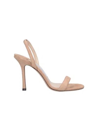 Jimmy Choo Sandals "jenn 100" In Neutral