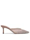 Jimmy Choo Square Toe High Heel Sandals In Pink