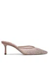 Jimmy Choo Square Toe High Heel Sandals In Pink