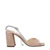 Jimmy Choo Sandals Saeda Women Suede Pink