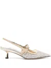 Jimmy Choo 45mm Didi Pumps In Sand/sand