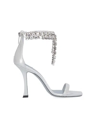 Jimmy Choo Sandals In Silver