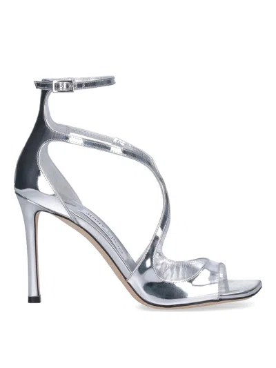 JIMMY CHOO SANDALIAS - PLATA