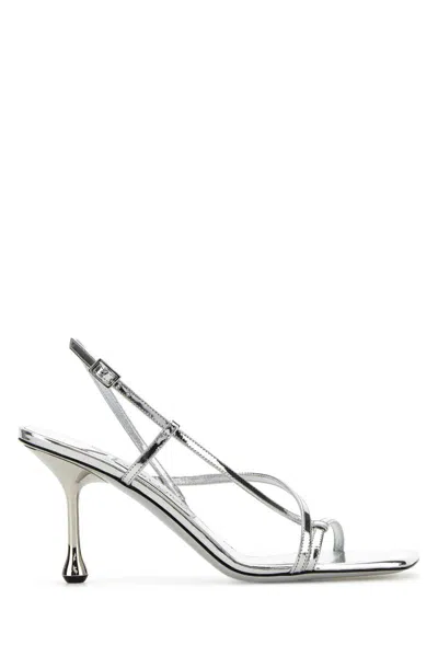 Jimmy Choo Sandals In Silver