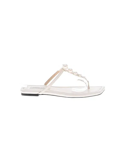 Pre-owned Jimmy Choo Sandals In White