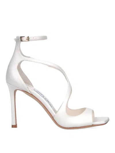 Jimmy Choo Sandalias - Azia 95 In White