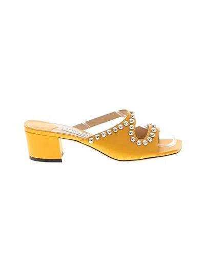 Pre-owned Jimmy Choo Sandals In Yellow