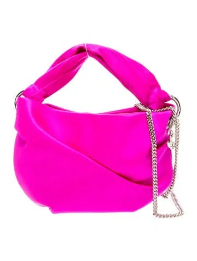 Pre-owned Jimmy Choo Satin Bonny In Pink