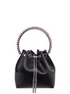 Jimmy Choo Satin Bucket Bag With Crystals Detail
