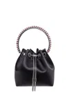 Jimmy Choo Satin Bucket Bag With Crystals Detail