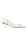 Jimmy Choo 50mm Scarlett Pumps In White