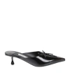 Jimmy Choo 50mm Scarlett Lace-up Pointed-toe Mules In Black