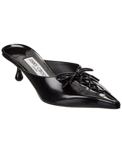 Jimmy Choo Scarlett 50 Patent Mule In Black
