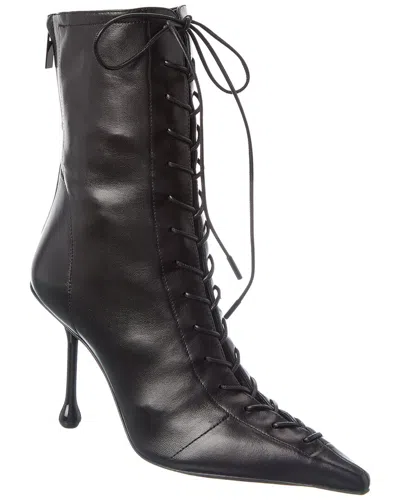 JIMMY CHOO JIMMY CHOO SCARLETT 95 LEATHER BOOTIE