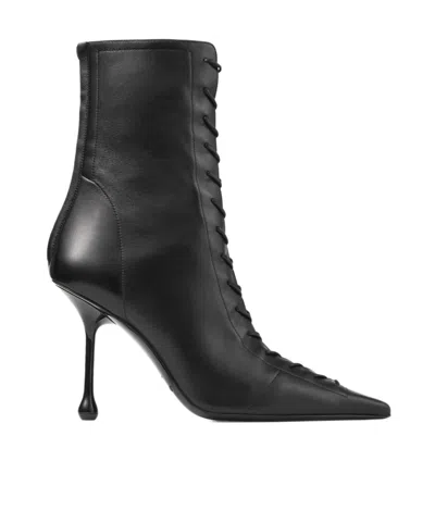 Jimmy Choo Scarlett Ankle Boot 95 In Black