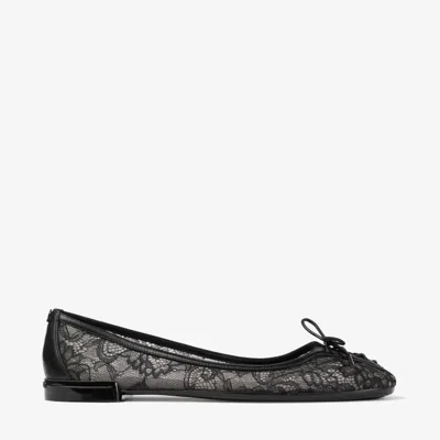 Jimmy Choo Scarlett Ballerina In Black