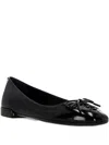 Jimmy Choo Scarlett Ballerina Black Soft Spazzolato Ballerina Flats Black 40 In Black