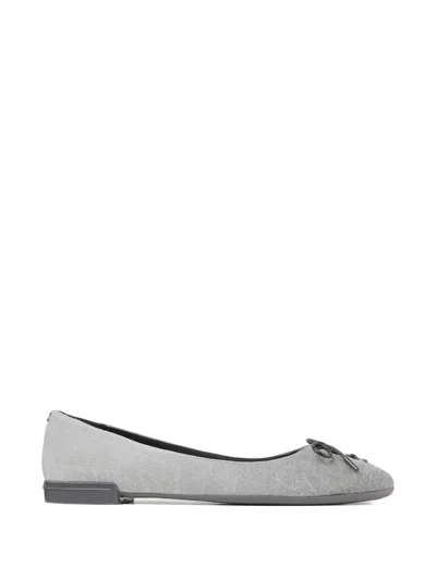 Jimmy Choo Scarlett Ballerinas Mit Schleifendetail In Gray