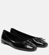 Jimmy Choo Scarlett Ballerina Black Soft Spazzolato Ballerina Flats Black 40 In Black