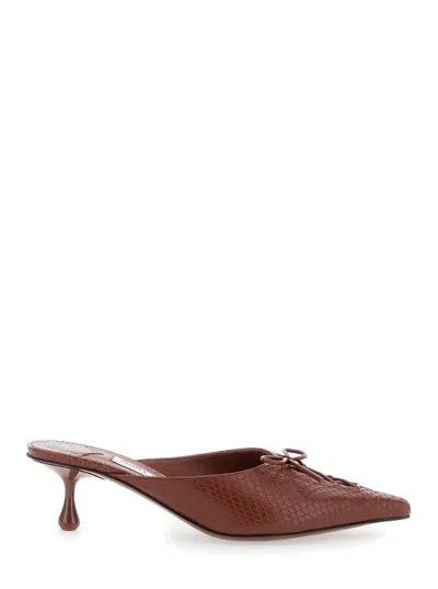 Jimmy Choo Scarlett Mule 50 In Brown