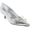 Jimmy Choo Scarlett Pointed Toe Pump In Silver