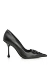 Jimmy Choo Scarlett 95 Leather Pumps In Black