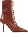 Jimmy Choo Scarlett Ankle Boot 95 In Red