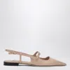 Jimmy Choo Didi Patent Leather Slingback Flats In Blue