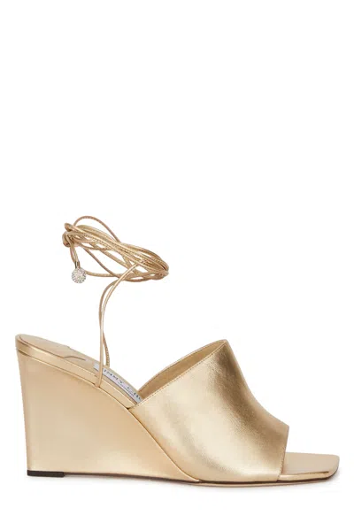 Jimmy Choo Scarpe Con Tacco In Gold