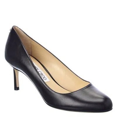 Jimmy Choo Selah 60 Leather Pumps In Black