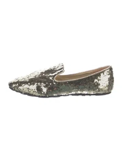 Pre-owned Jimmy Choo Sequin Embellishments Flats