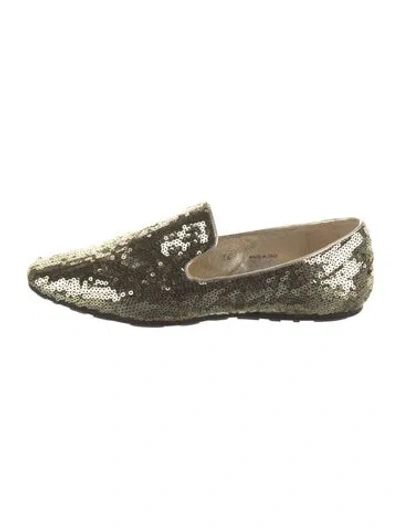 Pre-owned Jimmy Choo Sequins Sequin Embellishments Loafers
