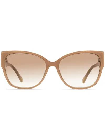 JIMMY CHOO SHAY OVERSIZE-FRAME SUNGLASSES