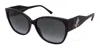 Jimmy Choo Women's Shay/s 58mm Sunglasses In Black