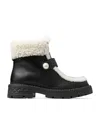 Jimmy Choo Shea Shearling-lined Leather Ankle Boots