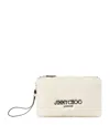 Jimmy Choo Shearling Logo Pouch