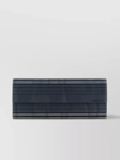 Jimmy Choo Shiny Chain Strap Clutch Bag
