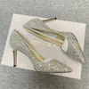 Jimmy Choo Shiny Pointed High Heels In Multicolor