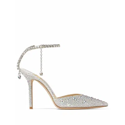 Jimmy Choo Shoes In Ivory Crystal