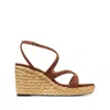 Jimmy Choo Ayla 85 Wedge Heel Espadrille Sandals