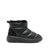 Jimmy Choo Xan Shearling-lined Quilted Logo-embossed Leather Boots