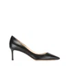Jimmy Choo Pointed Toe Stiletto Heel Pumps In Black